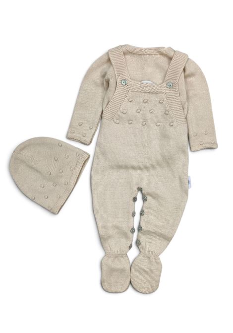 Completino tre pezzi caldo cotone BUSSI BABA | CT28SABBIA